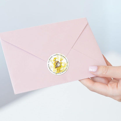 Colorful Images Spring Birds Return Address Mailing Labels, Personalize with Name & Addresses, Set of 144 Self Adhesive, Easy Peel Flat Label Sheets, 1-½" Across, 3 Designs