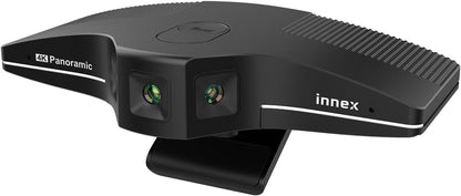 Innex C831 180° Panoramic 4K Wide Angle Webcam with Microphone, AI Facial Tracking for Windows, Mac, Easy Setup Conference Room Camera with Flexible View Angle for Meeting Room, Huddle Space