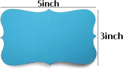 PPAPPAPPIYO 3x5 index card/Set of 72 Blank index cards 180gsm (BLUE)