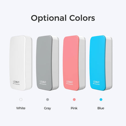 loukin 2 Pack Magnetic Dry Erase Eraser, Whiteboard Eraser, Glass Board Remover, 3.4 fl oz Whiteboard Cleaner * 2 Included, for Classroom, Home and Office Use (White)