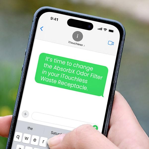 iTouchless Official Trash Can Deodorizer AbsorbX 3-Pack All Natural Activated Charcoal Odor Absorber Stops Garbage Smells, Compost Bin Filter Air Freshener for 8 Gal & Larger Trashcan with Compartment