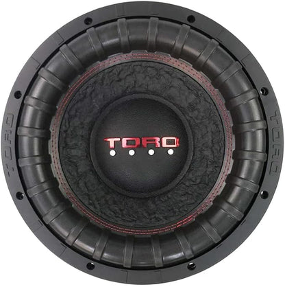 TORO TECH – Fierce 12, 12 Inch 800 Watts RMS – 1600 Watts MAX – Dual 4 Ohm 2.5 Inch Voice Coil, 12” Car Audio Subwoofer for Cars, Trucks, Jeeps, Boats, Off Road with Hard Hitting Bass (Sold As Each)