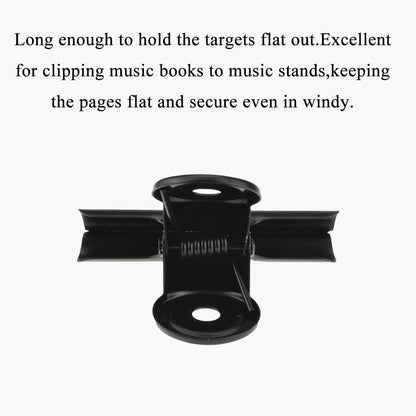 HAHIYO 2.5inch Black Bulldog Clips Metal File Hinge Binder Clips Clamps Save Space Strong Spring Jaws Rock Solid Grip Book Lay Flat Deburred Edge for Hang Photos Wall Grid Dog Food 9PCS