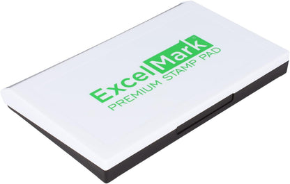 ExcelMark Rubber Stamp Ink Pad Extra Large 3-7/8" x 7" (Green)