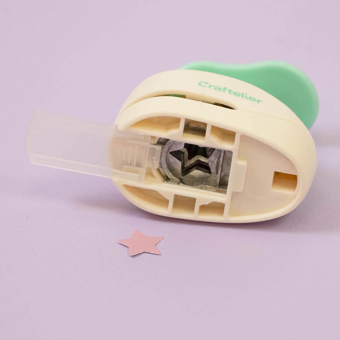 Craftelier - 5/8 Inch Star Hole Punch with Lever Press – Star Hole Puncher for Paper Crafts | Punch for Scrapbooking, DIY Cards & Journals | Hole Punch Shapes for Paper & Cardstock.