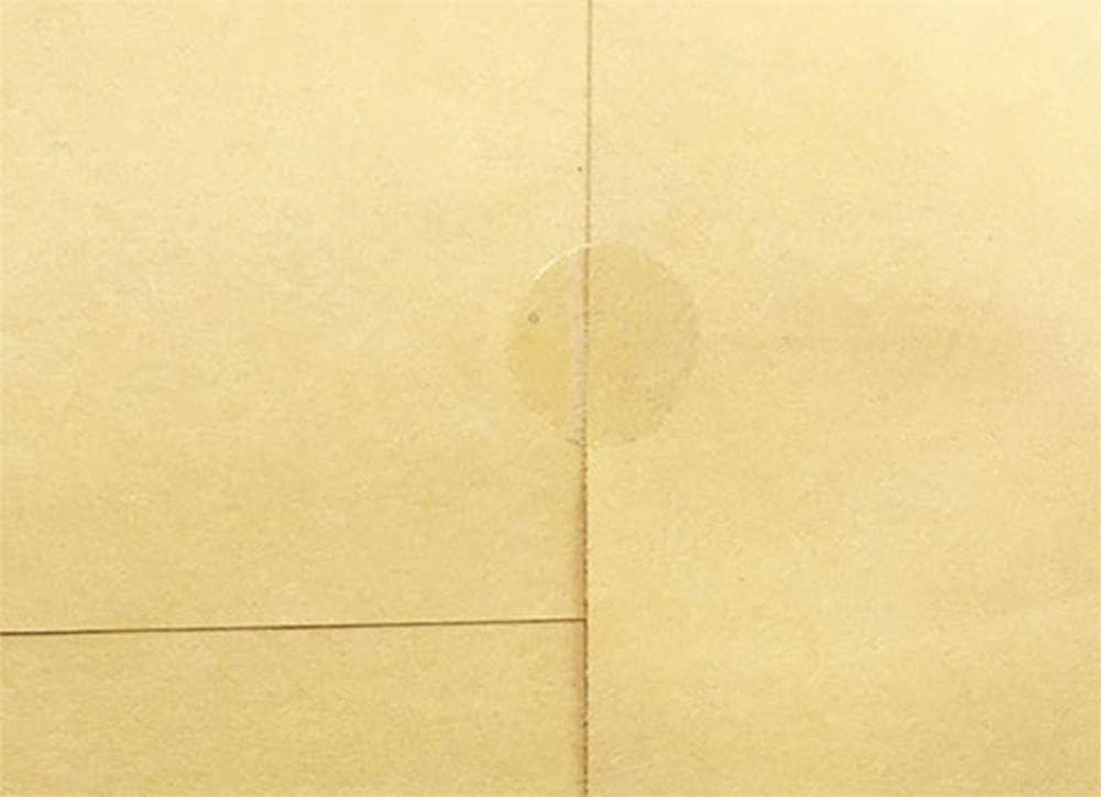 Ultra Clear Retail Wafer Seals for Mailing Packaging .5 Inch Round Circle Dots 1,000 Adhesive Stickers