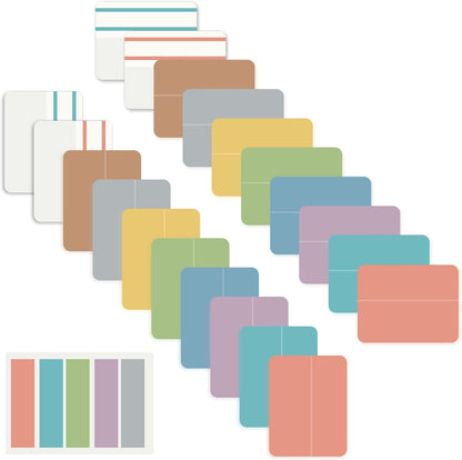 ELII 500 PCS Tabs for Annotating Books, Clear Book Tabs Sticky Index Tabs Sticky Notes,Labels for Pages Notebooks