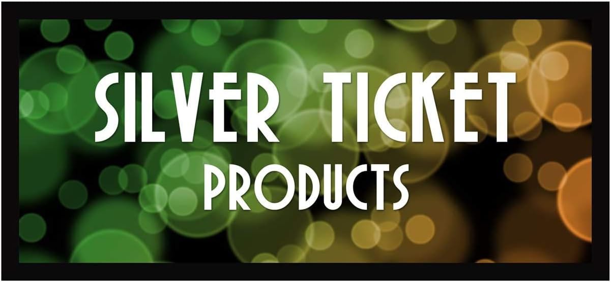 Silver Ticket Products STR Series 6 Piece Home Theater Fixed Frame 4K / 8K Ultra HD, HDTV, HDR & Active 3D Movie Projection Screen, 2.35:1 Format, 158" Diagonal, White Material STR-235158