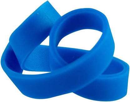 JAM PAPER Durable Rubber Bands - Size 64 - Blue Multi-Purpose Rubberbands - 100/Pack