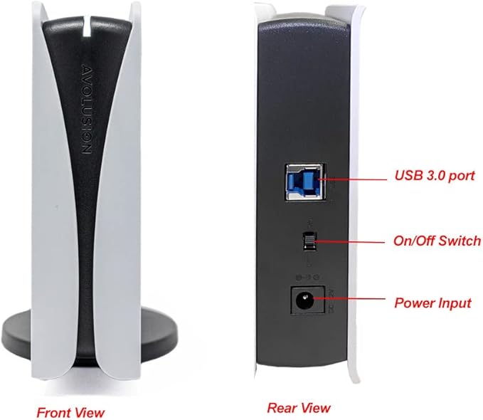 Avolusion PRO-5Y Series 14TB USB 3.0 External Hard Drive for WindowsOS Desktop PC/Laptop (White) (Renewed)