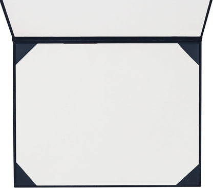 GraduationMall 8.5"x11" Smooth Padded Diploma Cover Certificate Holder Darkblue,12-Packs