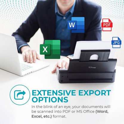 IRIScan Pro Document Scanner duplex-v5PRO 20PPM/40IPM: Desktop Scanner, ADF 20,Free Readiris Editor,scan to Word, PDF,XLS, Bus.Cards to Outlook,USB AC,scan to Cloud Win