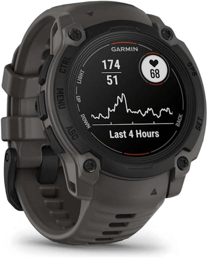 Garmin Instinct® E 40mm, Rugged Outdoor GPS Smartwatch, 24/7 Health Monitoring, Wrist-Based Heart Rate, Up to 16 Days of Battery Life, Charcoal