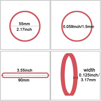 AMUU Rubber Bands Size#33 Colors About 200pcs Rubber Bands for Office School Home Strong Elastic Band 4 Colors Loop Office Supplies Blue Green Yellow Red