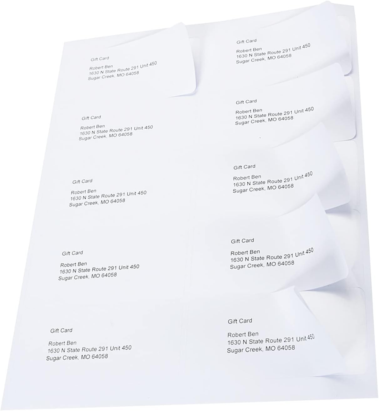 9527 Product 2x4 inch Shipping Labels, 300 Labels per Pack, Laser/Inkjet Compatible, Self-Adhesive