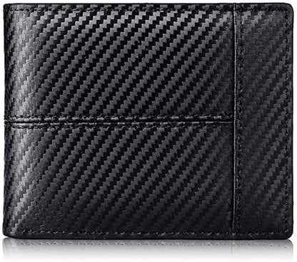 Swallowmall Mens Wallet Rfid Blocking Leather Wallet for Men Bifold Wallet Leather with 1 ID Window 16 Card Slot