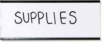 SmartSign Magnetic 'C' Channel Label Holders | 2.5" x 6" Pack of 10