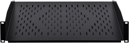 RackPath 2U Cantilever Universal Rack Shelf - 14in Deep – Rackmount Shelf for 19’’ AV/Network Equipment Racks – 55lbs Capacity - 2 Pack