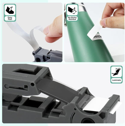 6-Pack Tz 12mm 0.47" Label Tape Compatible for Brother Tze135 Tze335 Tze435 Tze535 Tze735 P Touch Tze Label Tape 12mm 1/2" Laminated Multi-Color for PTD210 PTH110 PTD220 PTD400 PTD600 PT2040