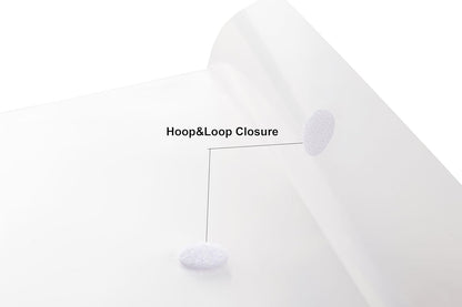 11 x 14 Large Clear Plastic Envelopes Document File Storage Holder 20 Pack Hook Loop Closure