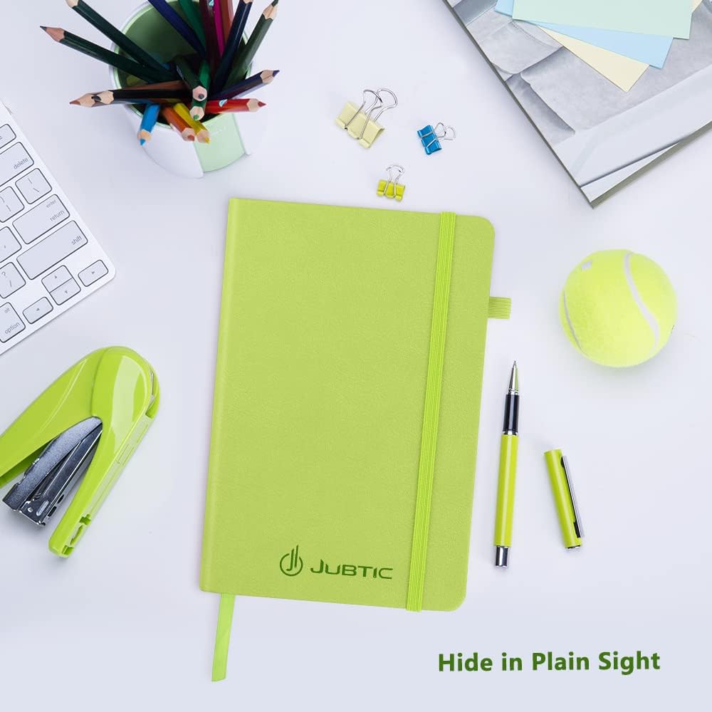 JUBTIC Password Book with Alphabetical Tabs Medium Size Password Keeper Logbook for Internet Log in Website Address Detail. Hardcover Password Notebook Journal & Organizer for Home Office, Green