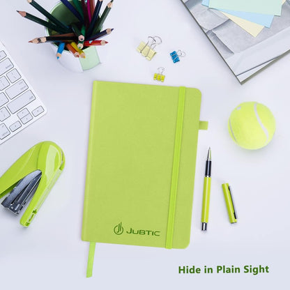 JUBTIC Password Book with Alphabetical Tabs Medium Size Password Keeper Logbook for Internet Log in Website Address Detail. Hardcover Password Notebook Journal & Organizer for Home Office, Green