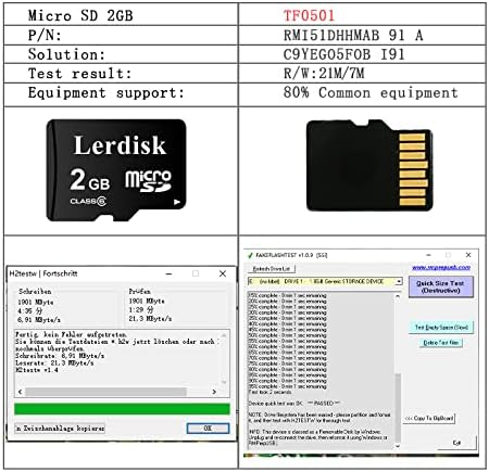 Factory Wholesale Micro SD Card 2GB Pack of 10 in Bulk MicroSD with SD Adapter Produced by Authorized Licencee(2GB)