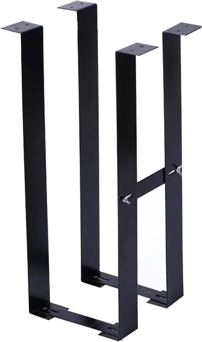 Durable PC Tower Stand | PC Stand for Carpet & Floor | Under Desk Laptop Mount | SPCC Cold Rolling Steel | Adjustable Width 190-250mm | Max Load 25kgs | White/Black (Black)