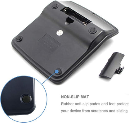 5 Pack Calculators Large Display for Desk, Solar Calculator, Basic 12 Digit Big Button Office Calculator(Black)(AA Battery Included)