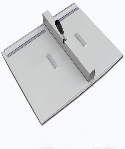 18Inch Manual Creasing Machine Scoring Paper Desktop Paper Card Creaser Scorer with 2 Magnetic Blocks