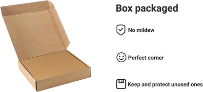 25 Pcs Book Board, Binder Board, Cover Board, Heavy Duty Chipboard for Book Binding, DIY Cardboard (Brown, 12 x 12 Inch 80PT)