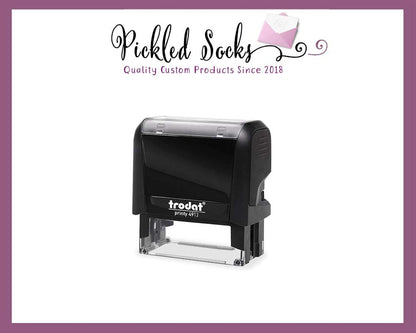 Replacement Ink Pad for previously purchased Pickled Socks Self Inking Stamp