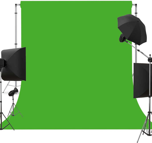 Green Screen Photo Backdrop for Photoshoot Green Background for Photography Photo Backdrop Curtain for Party 6x9 FT