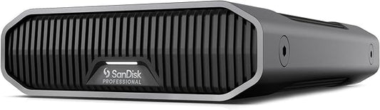 SanDisk Professional 12TB G-Drive Enterprise-Class External Desktop Hard Drive - 7200RPM Ultrastar HDD Inside, USB-C (10Gbps), USB 3.2 Gen 2, Mac Ready - SDPHF1A-012T-NBAAD
