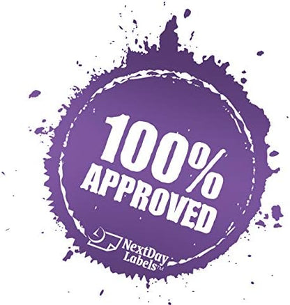 NextDayLabels - 8-1/2 x 11 Neon Color High Light Fluorescent Labels for Laser & Inkjet Printer (Orange Fluorescent, 2" Round - 20 Per Page | 2000 Labels)