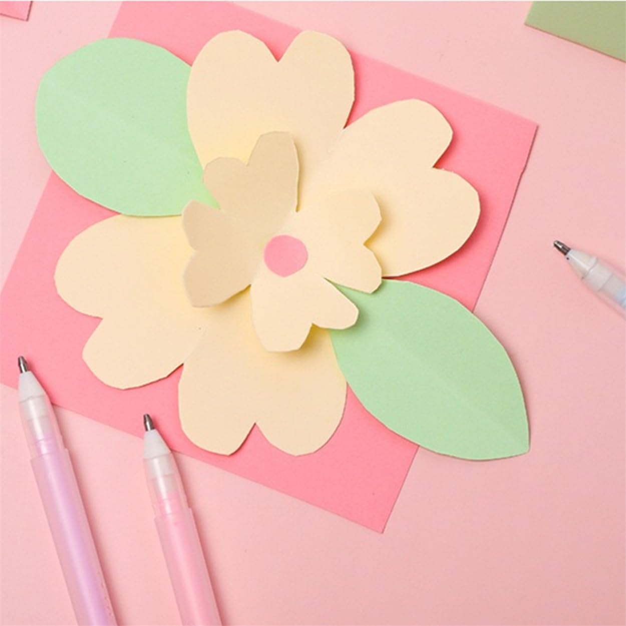 Scrapbook Quick Dry Crafting Glue Set, 6PCS Multi-color Spot Glue Pen for Papercrafts, Handmade Stationery, DIY Foil-Stamping, Back to School Supply, Year 6+