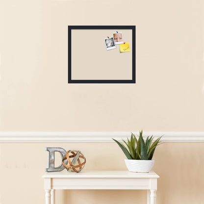 PinPix 18x15 Inch Cork Bulletin Board. This Decorative Framed Pin Board Comes with Desert Pastel Design and a Satin Black Frame. Ideal for Home Office Decor or Message Board (PinPix-1815)