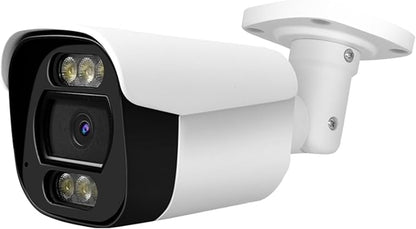 1080P CCTV Camera (Hybrid 4-in-1 HD-CVI/TVI/AHD/960H Analog CVBS) Outdoor Indoor, 6pcs IR-LEDs, ICR, 2.8mm Lens, 105° Wide Angle, Full Metal Housing, for 960H,720P,1080P,5MP,4K Analog DVR