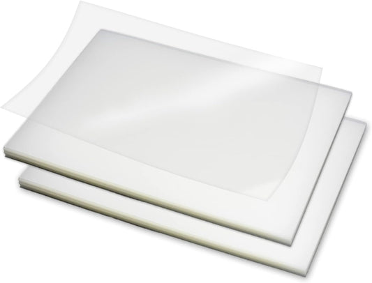 Rayson Clear Binding Cover - 7 mil Polypropylene, 8-1/2 × 11 inches, Durable Un-Punched Plastic Presentation Covers, 100-Pack (PP2100C)