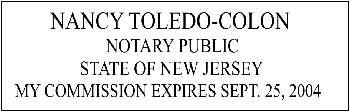 Notary Stamp Seal Ink Personalized Self Inking Stamp Custom Stamp Rubber Stamp Trodat 4913 Self Ink Notary Stamp - 7/8" x 2-3/8" Impression Area