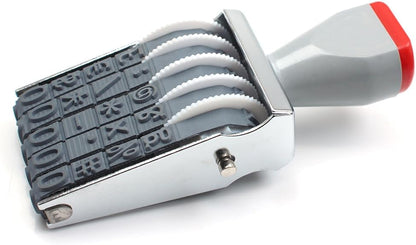 5 Digit Number Stamp,Rubber Rotating Stamps, Office Stamp,Multifunction DIY Scrapbooking Roller Writing Paper Date Stamps