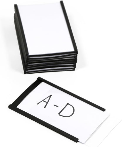 SmartSign Magnetic 'C' Channel Label Holders | 2" x 3", Pack of 10