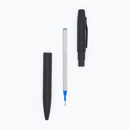 DunBong Rollerball Pen Refills, Roller Ball Fine Point 0.5mm, Red Ink Refill Pack of 5 - Replaceable Ballpoint Pen Refills Medium Point (Blue)