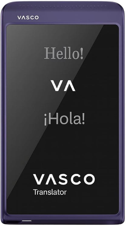 Vasco Translator Q1 | AI Voice Cloning Language Translator Device | 113 Languages | Free Lifetime Internet in Nearly 200 Countries | Mystic Plum