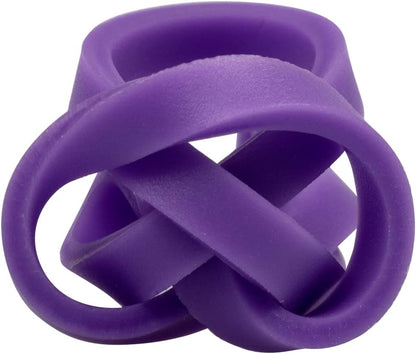 JAM PAPER Colorful Rubber Bands - Size 33 - Purple Rubberbands - 100/Pack