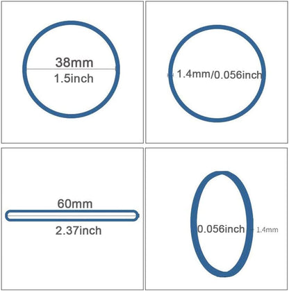 Rubber Bands Size #16 multicolour Elastic Rubber Band small 600 Pcs size16 rubber bands office supplies home Package Household