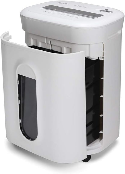 Aurora AU1060MA Professional Grade 10-Sheet High Security Micro-Cut Paper and Credit Card Shredder/ 60 Minutes/Security Level P-5, White, AU1060MA 10-Sheet High Security Microcut
