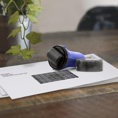 Wide Advanced Security Roller by Guard Your ID for Fast and Easy Privacy Protection, As Seen on TV (3-Pack, Blue)