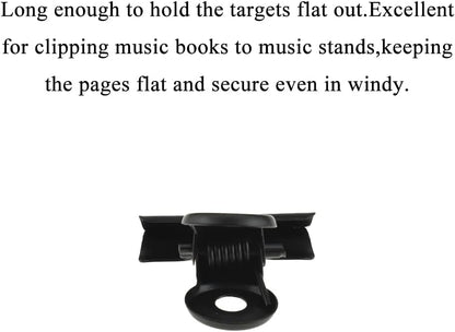 HAHIYO 0.87inch Black Bulldog Clips Metal File Hinge Binder Clips Clamps Save Space Strong Spring Jaws Rock Solid Grip Book Lay Flat Deburred Edge for Hang Photos Wall Grid Dog Food 30PCS