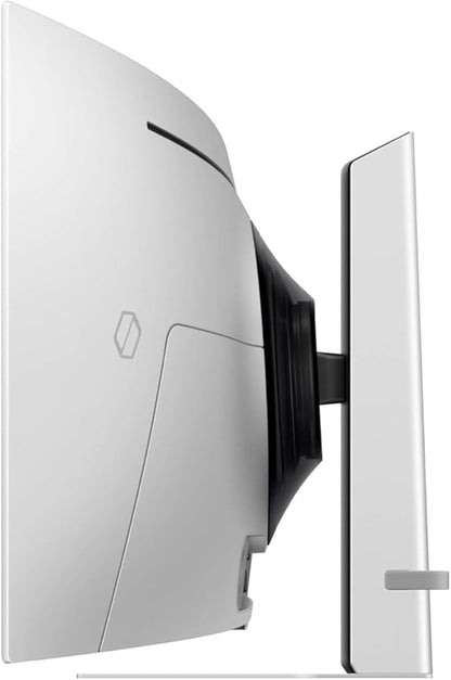 Samsung 49" Odyssey OLED G9 (G91SD) Dual QHD QD-OLED G-Sync Compatible Curved Gaming Monitor, 144Hz, 0.03ms, AMD FreeSync Premium Pro, Ergonomic Stand, 3 Year Warranty, LS49DG910SNXZA, 2024